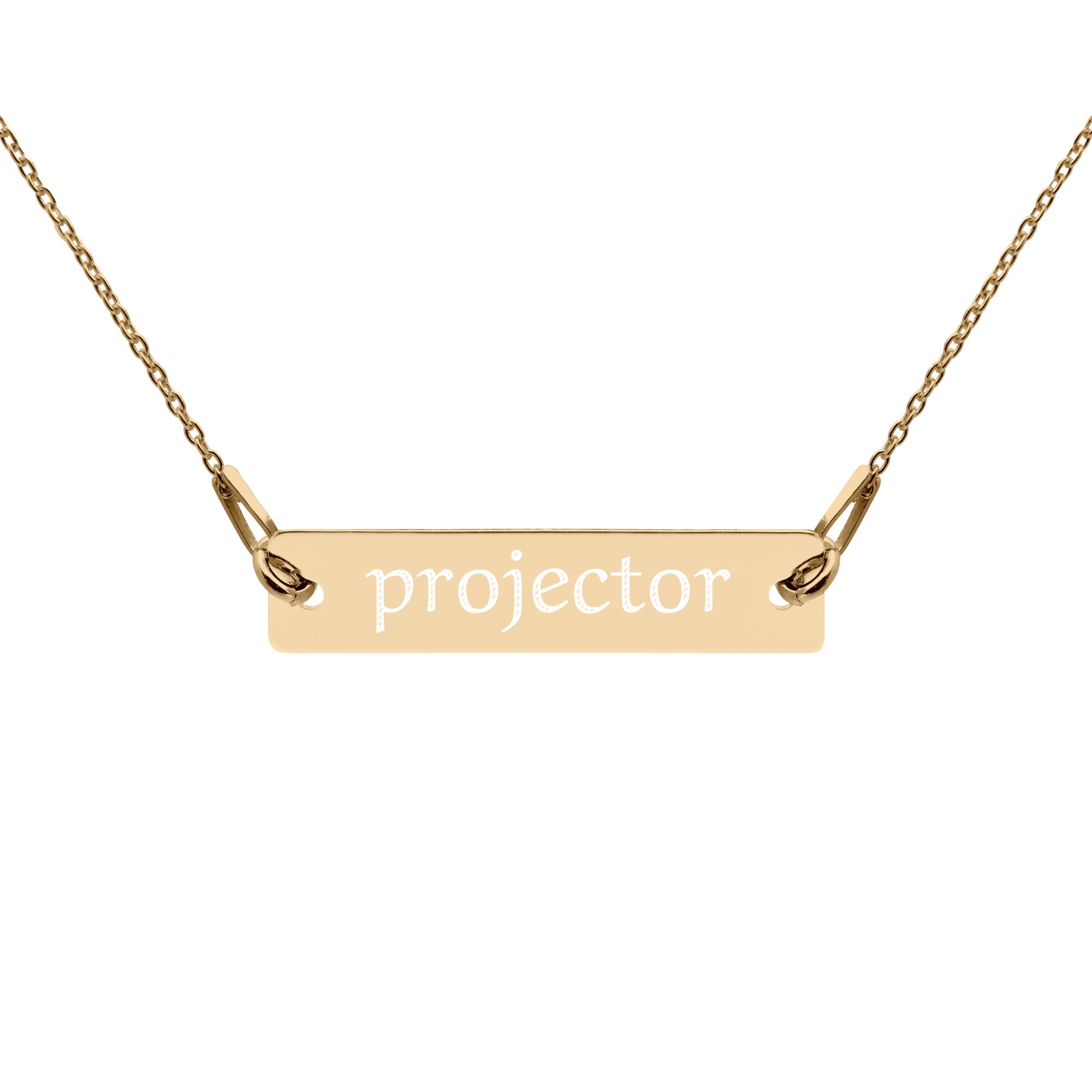 24K Gold* Projector Necklace