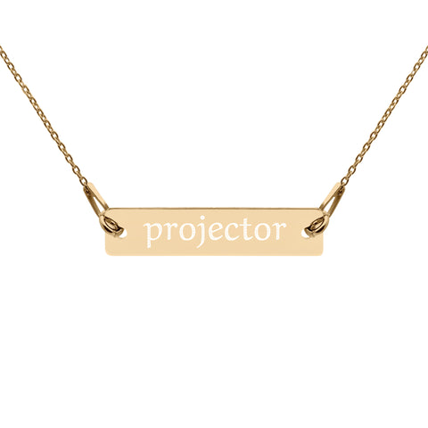 24K Gold* Projector Necklace